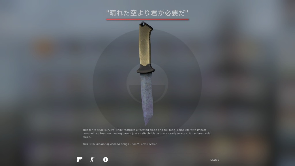 40 Off Ursus Knife Blue Steel Field Tested Toys Games Video Gaming In Game Products On Carousell