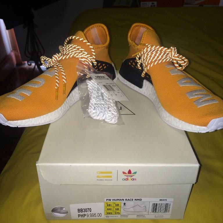 Adidas NMD R1 Pharrell HU Hue Tangerine, Men's Footwear, Sneakers on