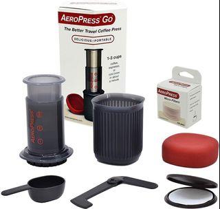 Aerobie AeroPress GO Travel Coffee Press with 100pcs filters