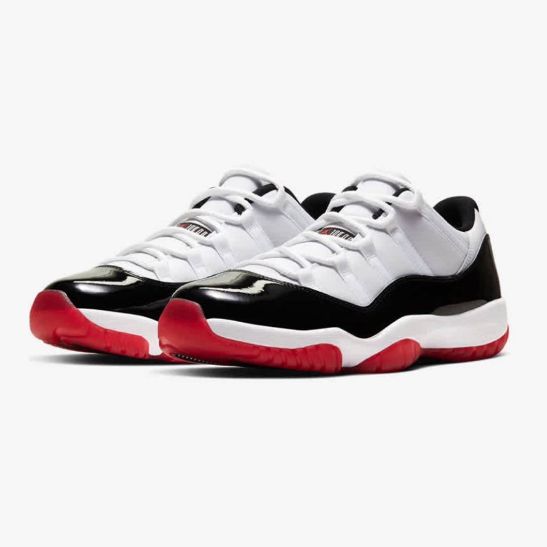Nike Air Jordan 11 Low Gym Red Concord Bred EU 44 UK 9 US 10