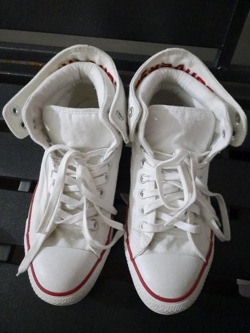 converse high tops folded down