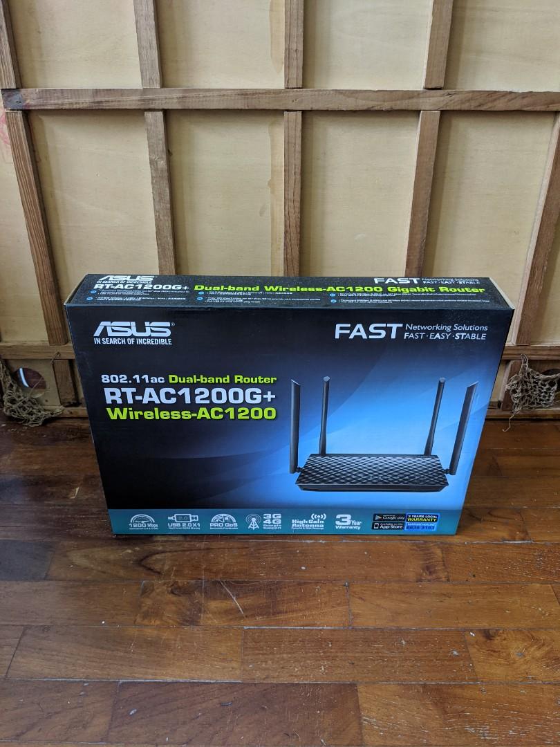 Asus Rt Ac1200g Wireless Internet Router Electronics Computer Parts Accessories On Carousell