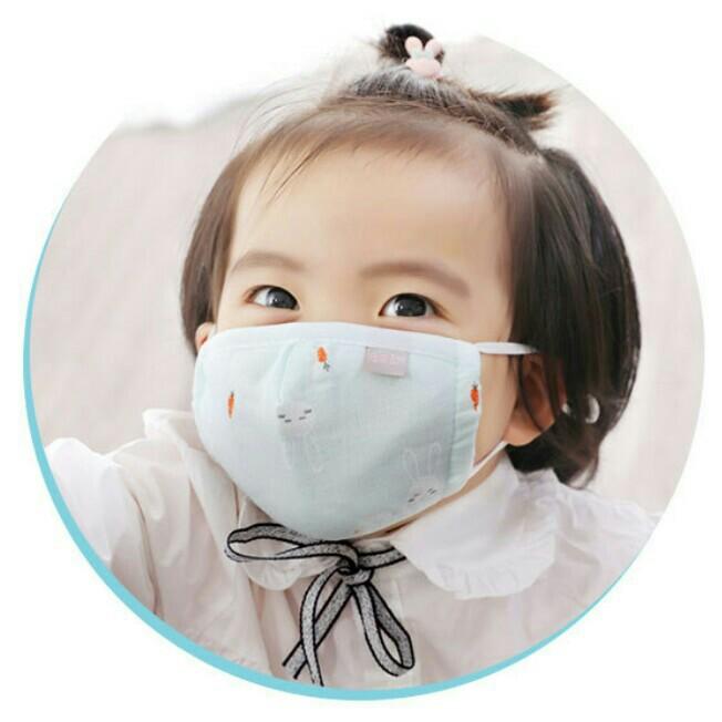 Baby Face Mask Reusable Washable Mask Cotton Fabric Cloth 1 2 3 Child