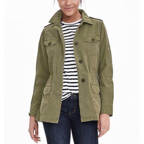 BANANA REPUBLIC military jacket Women s Fashion Coats Jackets
