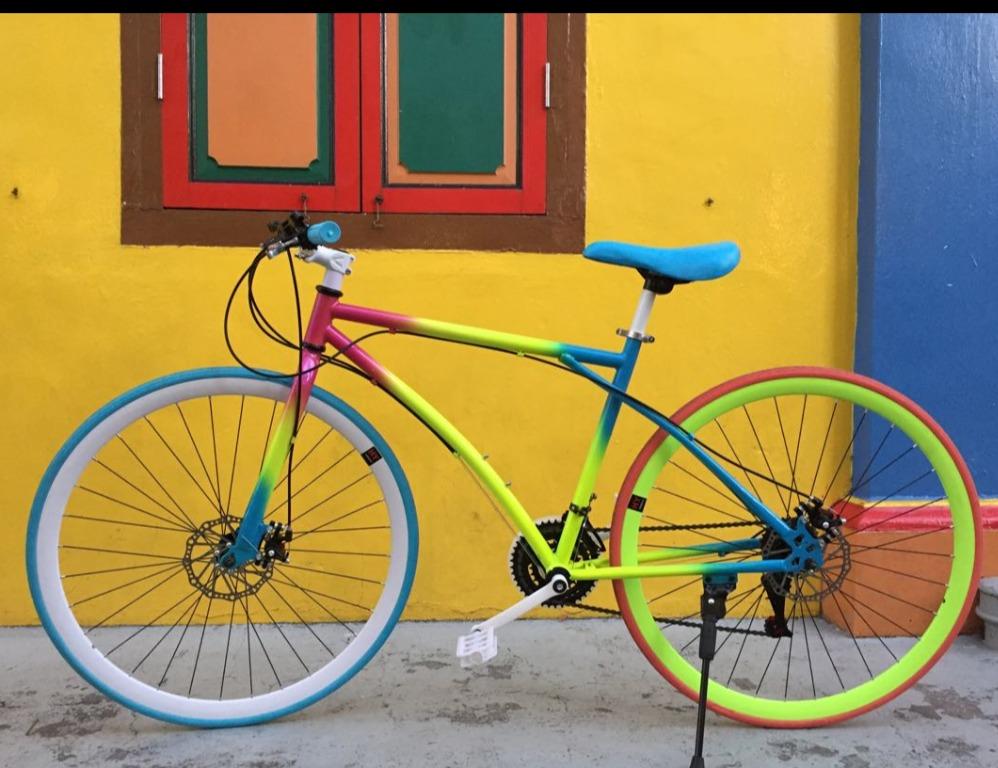 rainbow bike tires