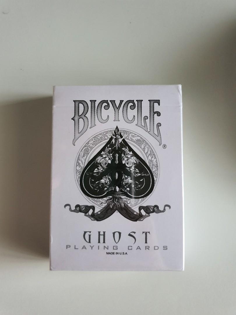 Bicycle white shop ghost playing cards