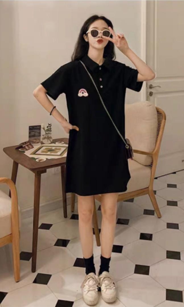 plus size polo style dress