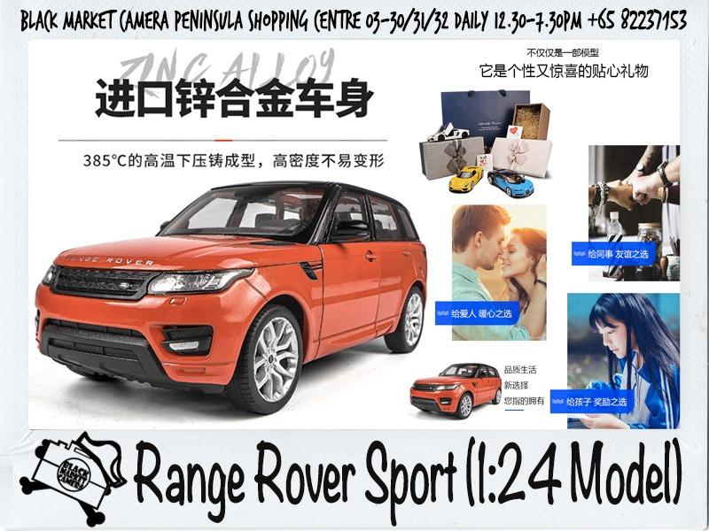 [BMC] Range Rover Sport 1:24 Welly Toy Car Miniature Model, Hobbies ...