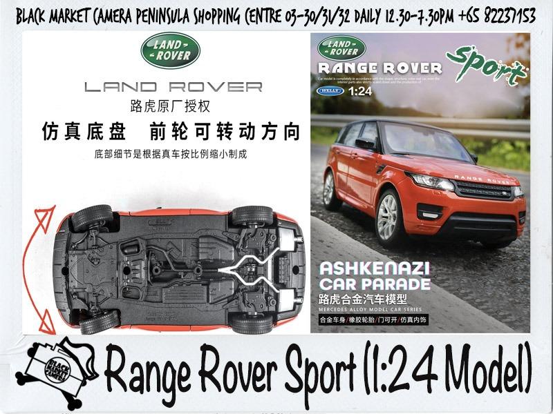 [BMC] Range Rover Sport 1:24 Welly Toy Car Miniature Model, Hobbies ...