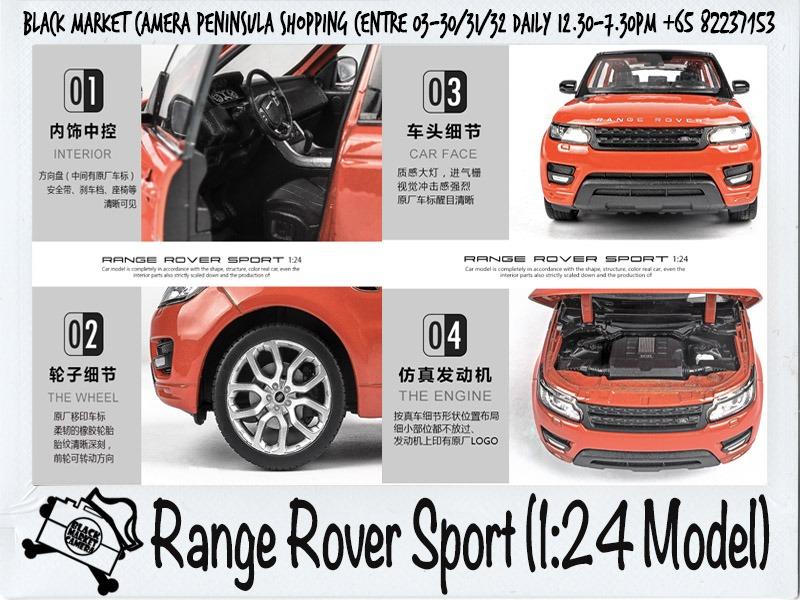 [BMC] Range Rover Sport 1:24 Welly Toy Car Miniature Model, Hobbies ...