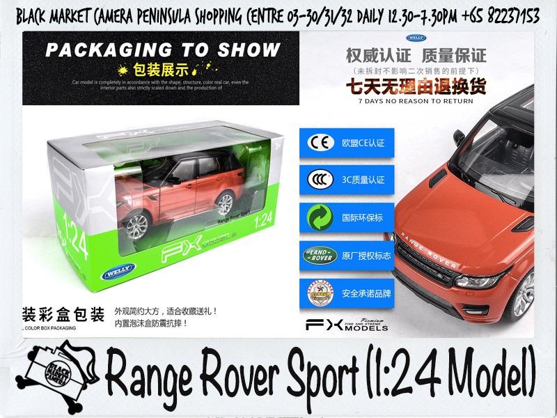 [BMC] Range Rover Sport 1:24 Welly Toy Car Miniature Model, Hobbies ...