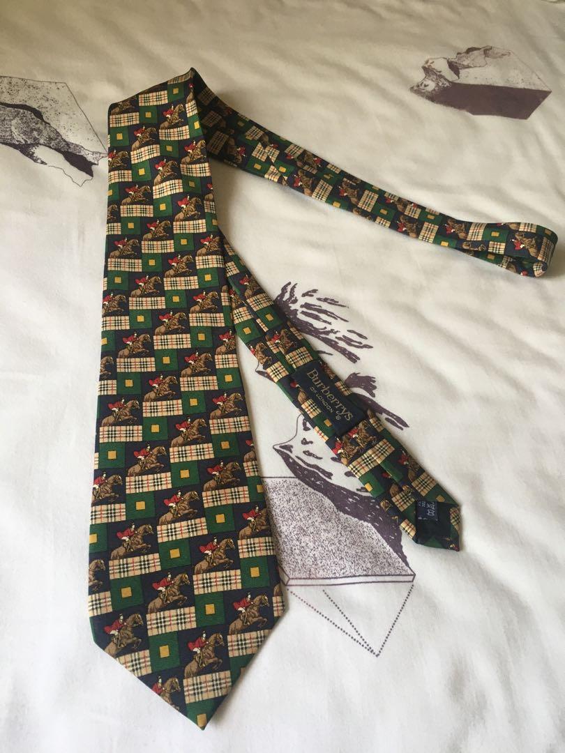 burberry ties clearance