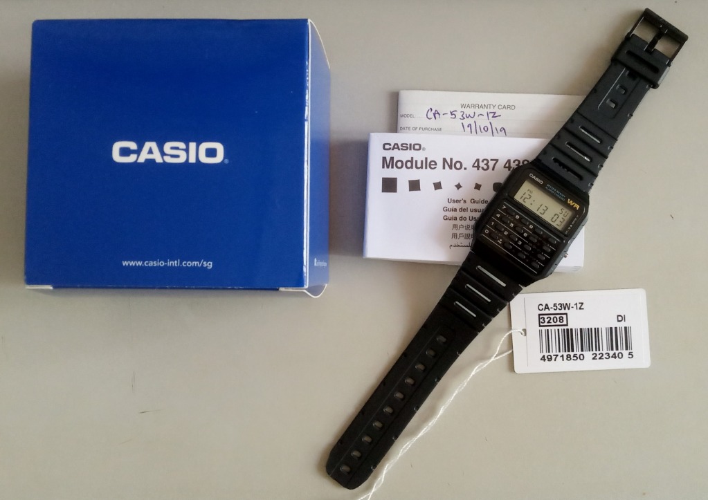 Ca 53w Casio Calculator Watch Women S Fashion Watches Accessories Watches On Carousell