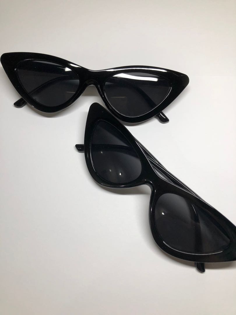 Cat Eye Clout Sunglasses Black Women S Fashion Accessories Eyewear Sunglasses On Carousell Great news!!!you're in the right place for clout goggles. cat eye clout sunglasses black