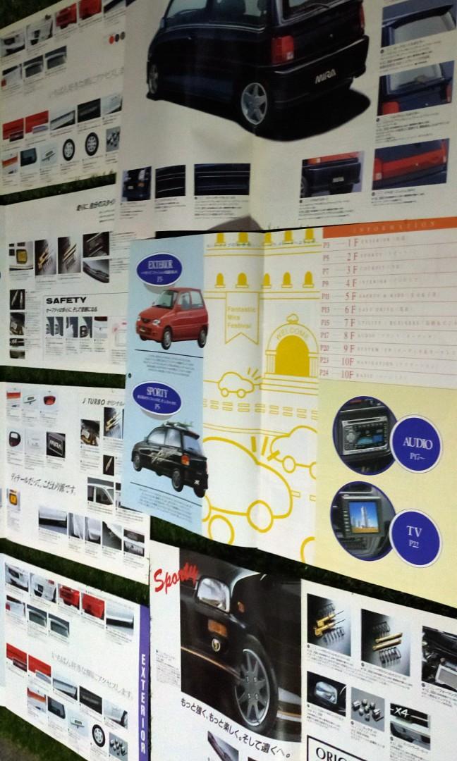 Catalogue daihatsu mira l200,l200S,l500&&terios, Auto Accessories on