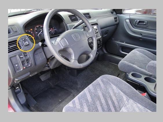 CFE99 Honda CRV Main Power Side Mirror Control Switch OEM 97 to 01 