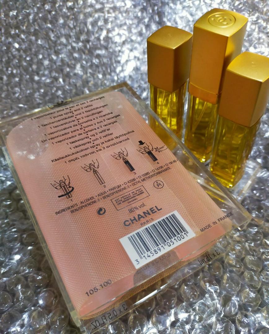 chanel 5 oil spray