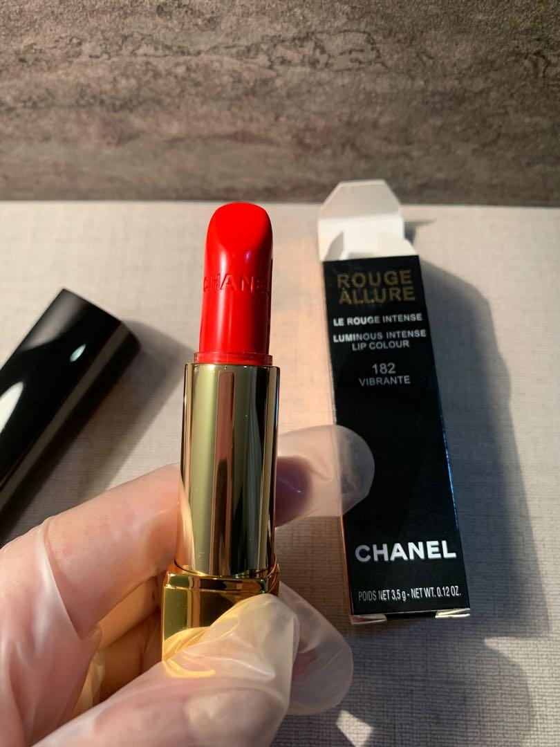 👑🅿 Chanel Rouge Allure Lipstick #182 VIBRANTE, Beauty & Personal Care,  Face, Makeup on Carousell