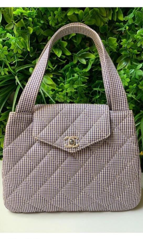 Chanel Vintage Fabric handbag, Luxury, Bags & Wallets on Carousell