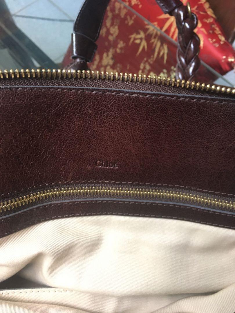 Chloe - Brown Leather Heloise Bag (Category: Purses & Pouches) located in Manila. Submitted by samaroj (Listing ID 1010197838, Image 3). Description: .