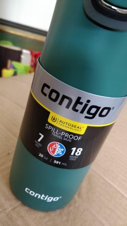 Contigo Autoseal West Loop Vacuum Insulated Stainless Steel Travel Mug 20 Oz Chard Everything Else Others On Carousell