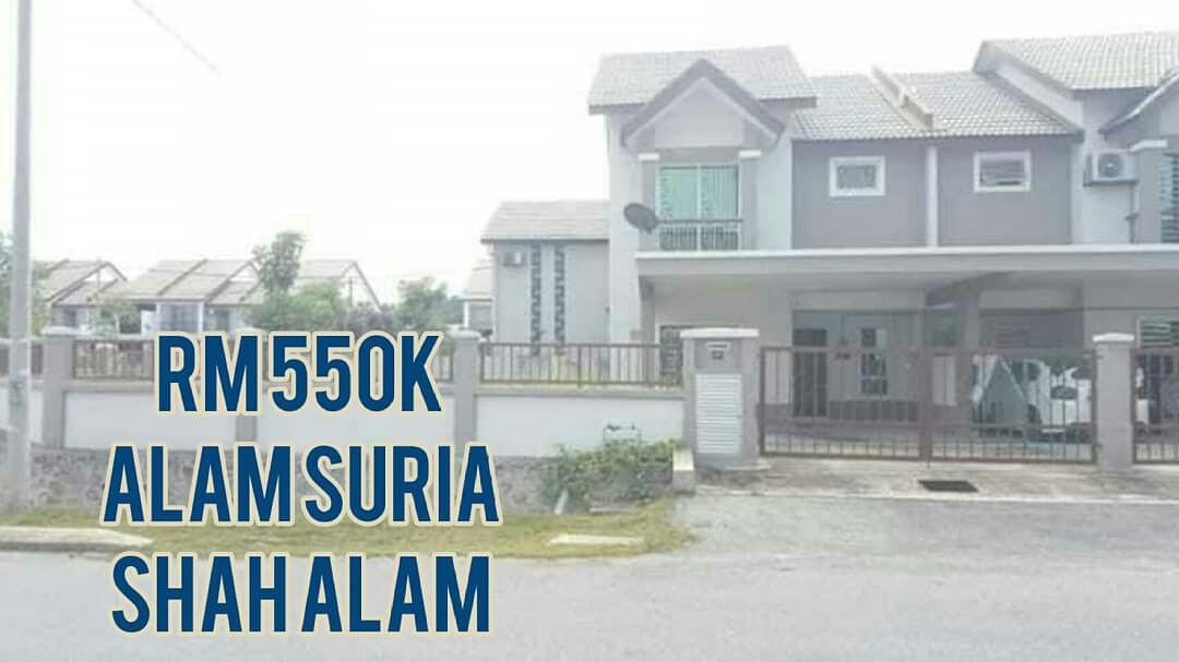Corner Lot Double Storey Semi D Cluster Type Benita At Alam Suria Shah Alam 2 Property For Sale On Carousell