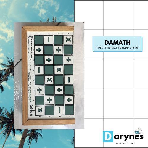 DaMath BOARD GAME (Category: Board Games & Puzzles) located in Valenzuela. Submitted by darynes (Listing ID 1009922795, Image 1). Description: DaMath Board Game + INSTRUCTIONS support your local seller and lets both save money and make good memories with our pre-loved products rfs: The owner doesnt use it anymore This product is as good as new!! feel free to PM for more questions.