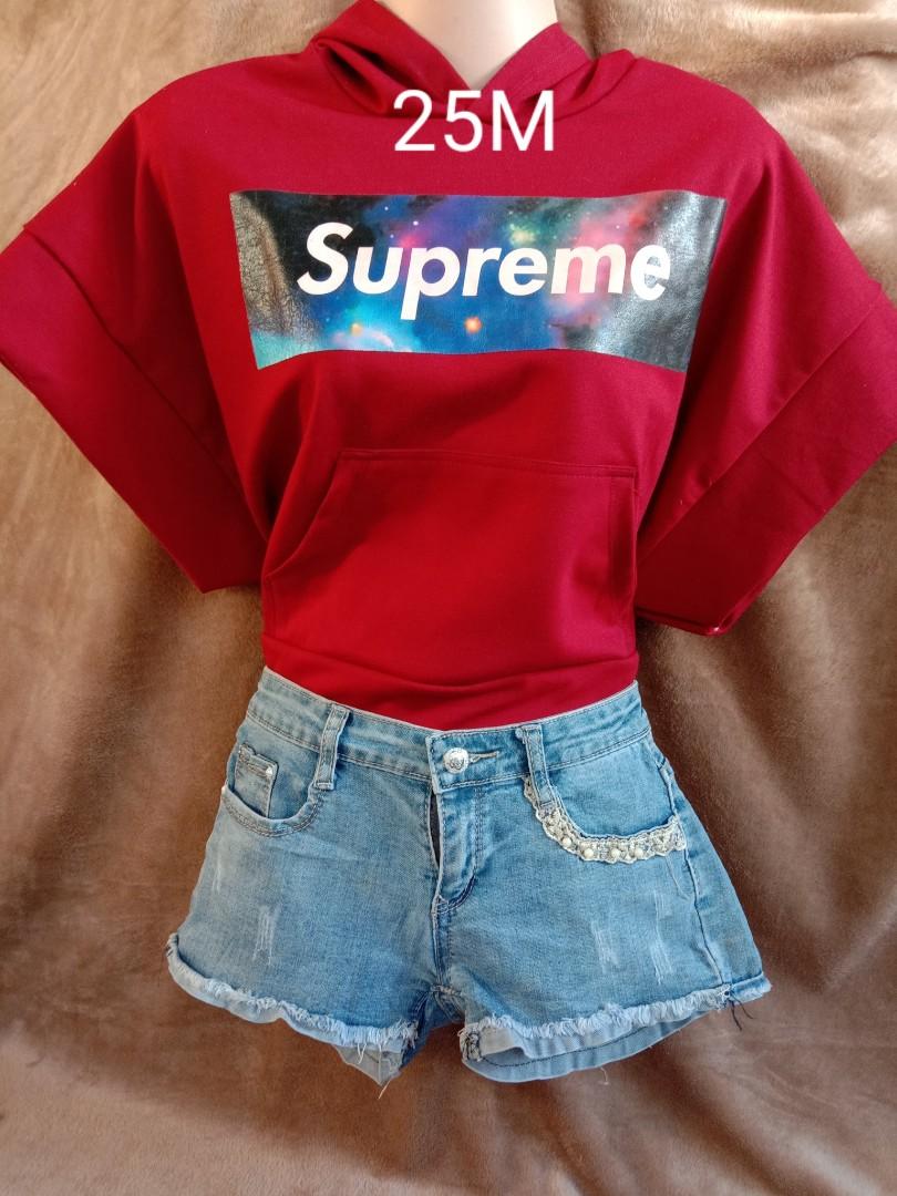 supreme denim shorts
