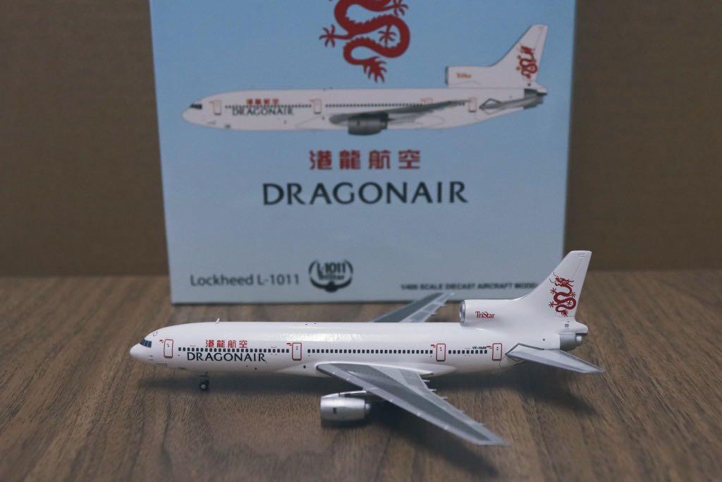 Dragonair 港龍航空Lockheed L-1011 三星式客機VR-HMW 金屬飛機模型(CX 