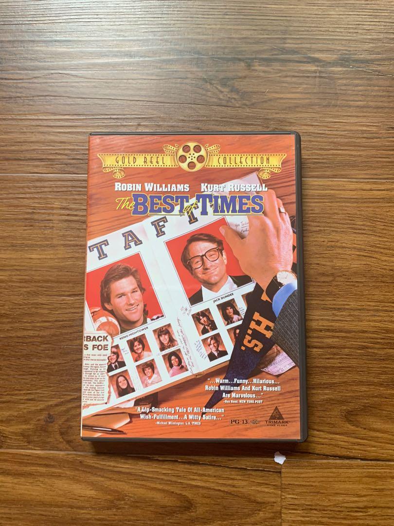 Dvd The Best Of Times Robbin Williams Kurt Russell Music Media Cds Dvds Other Media On Carousell
