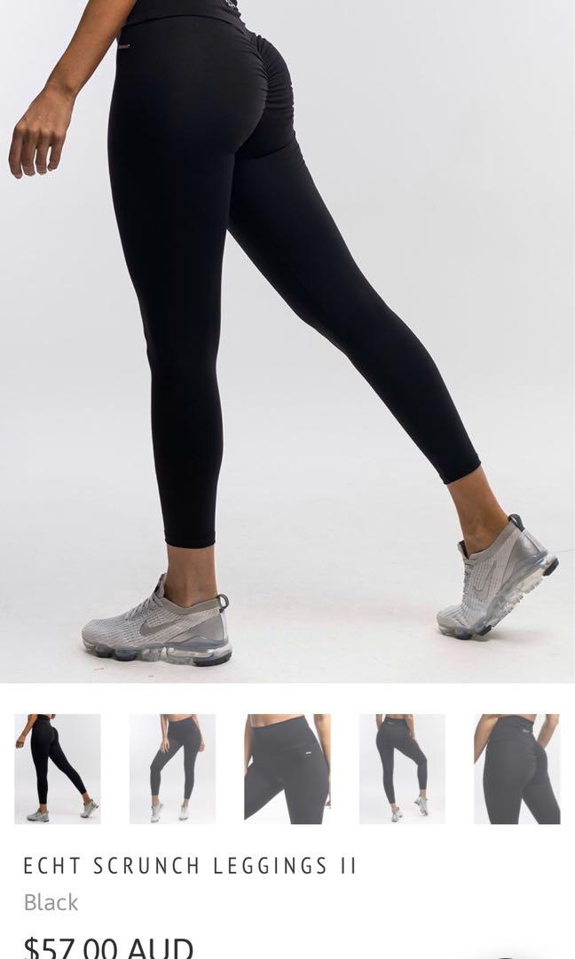 Echt Scrunch bum Leggings II black 