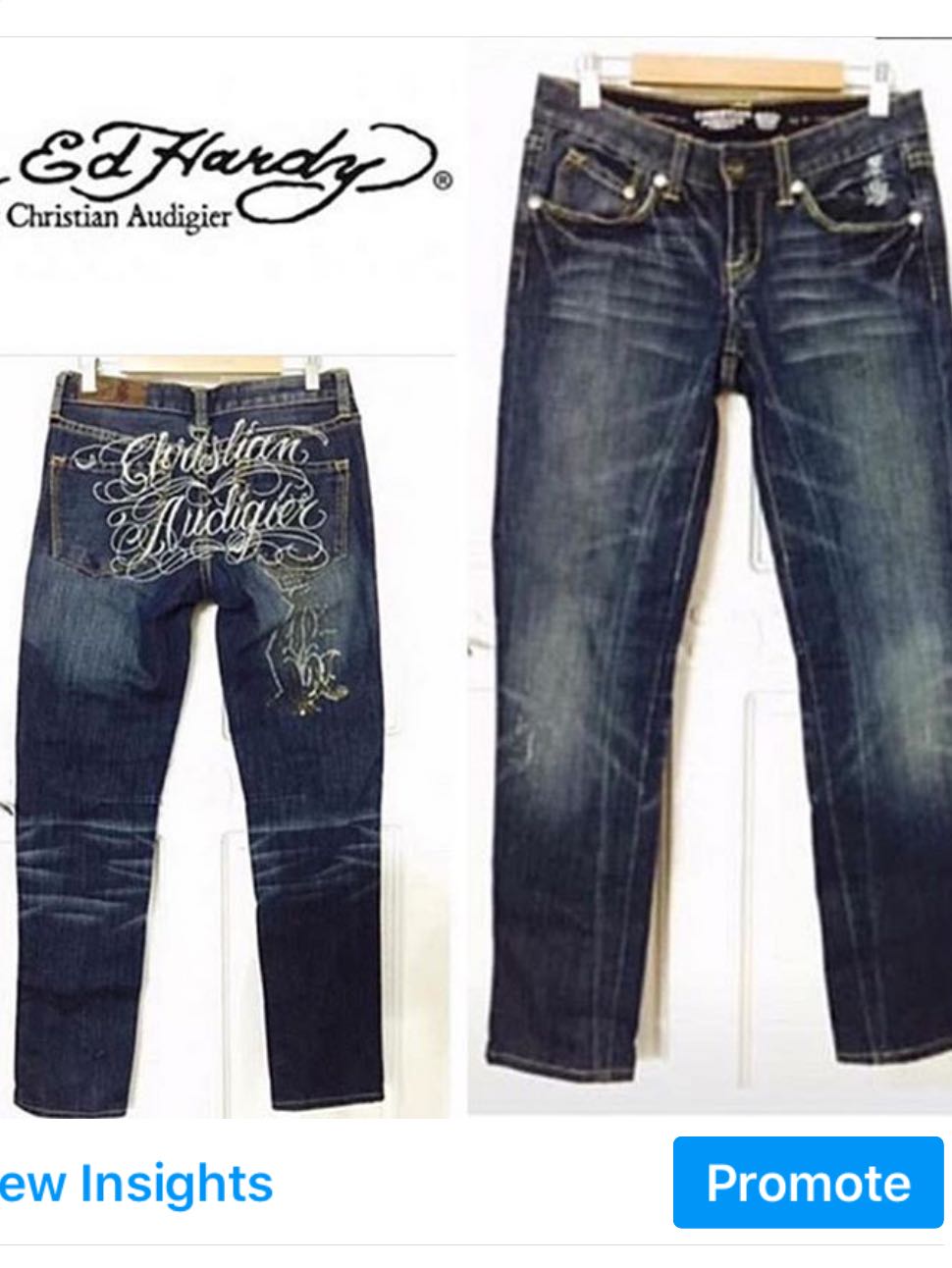 christian audigier pants