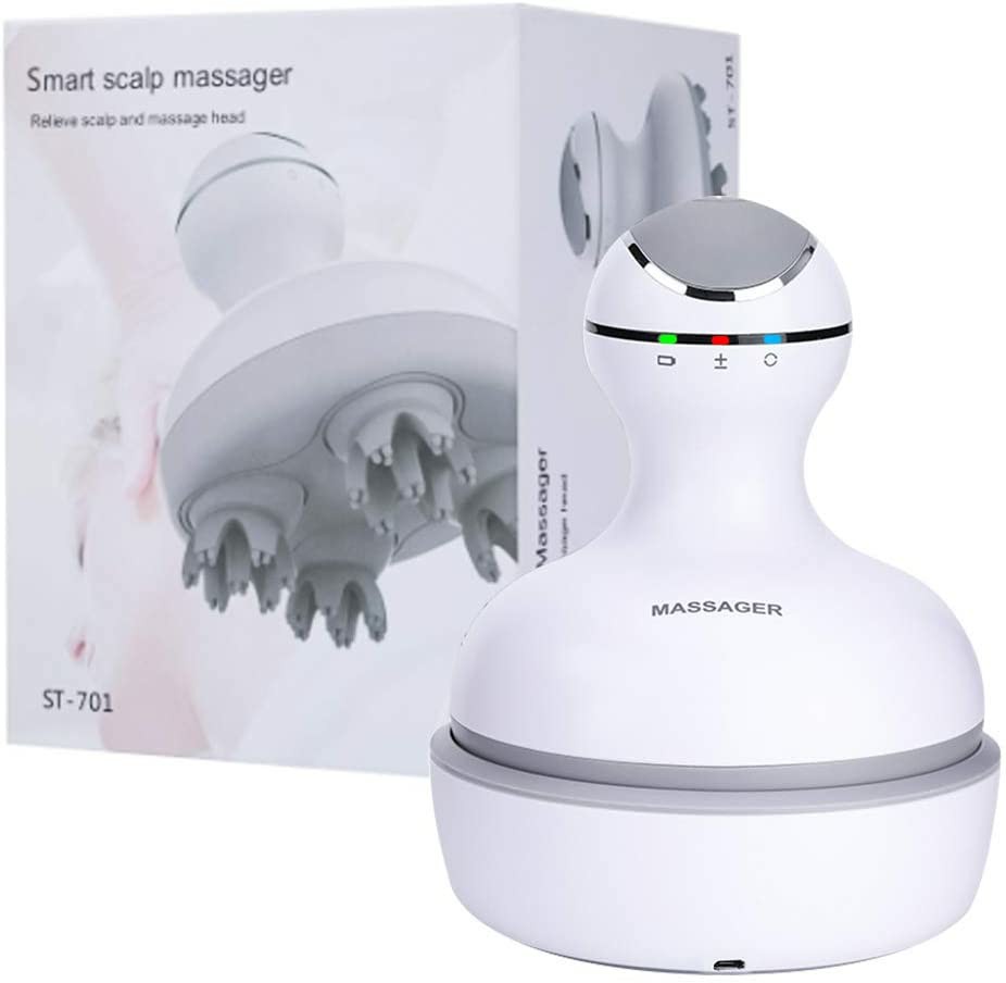 Electric Scalp Head Massager, Haofy IPX7 Waterproof Handheld Massager 4