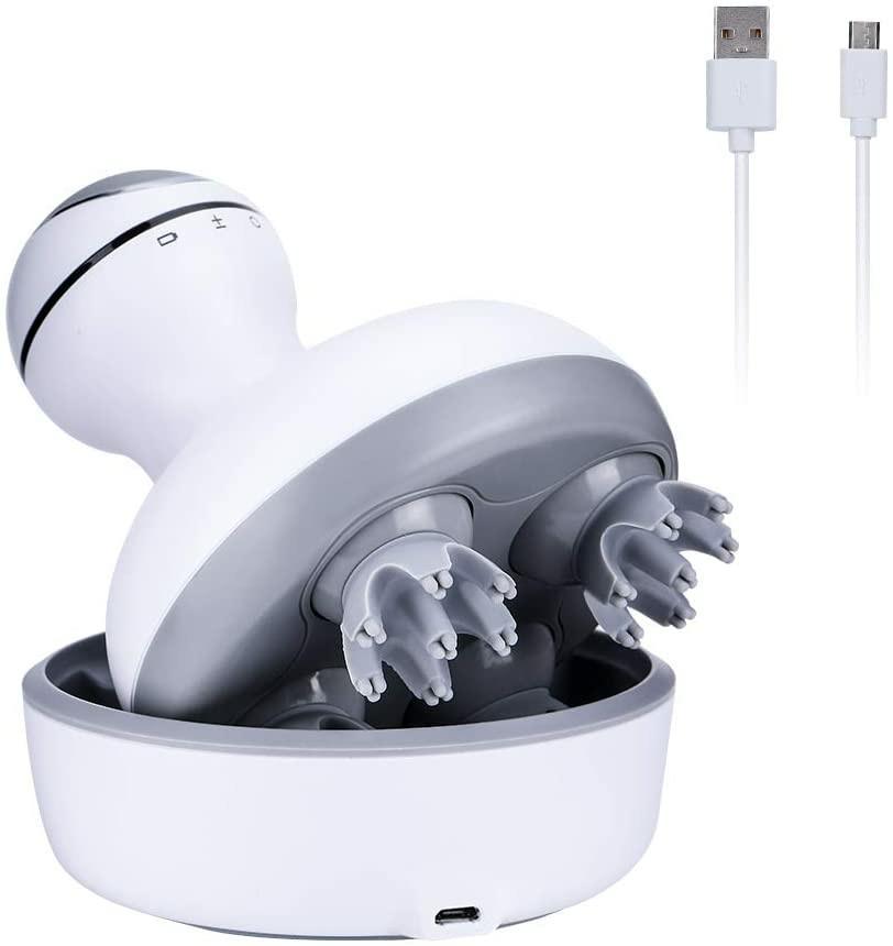 Electric Scalp Head Massager, Haofy IPX7 Waterproof Handheld Massager 4