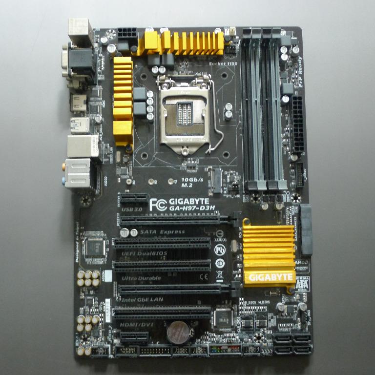 Faulty Gigabyte H97 Series Ga H97 D3h Motherboard For 4th And 5th Generation Intel Processor Electronics Computer Parts Accessories On Carousell