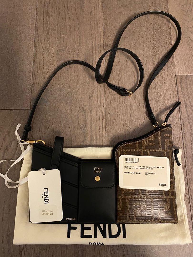 Fendi 3 deals pockets mini bag