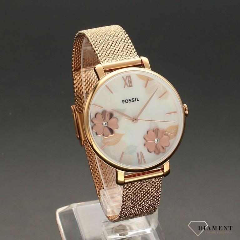 Fossil Ladies Jacqueline Three Hand Rose Gold Tone Stainless Steel Watch 36 Mm Es4534 Women S Fashion Watches On Carousell