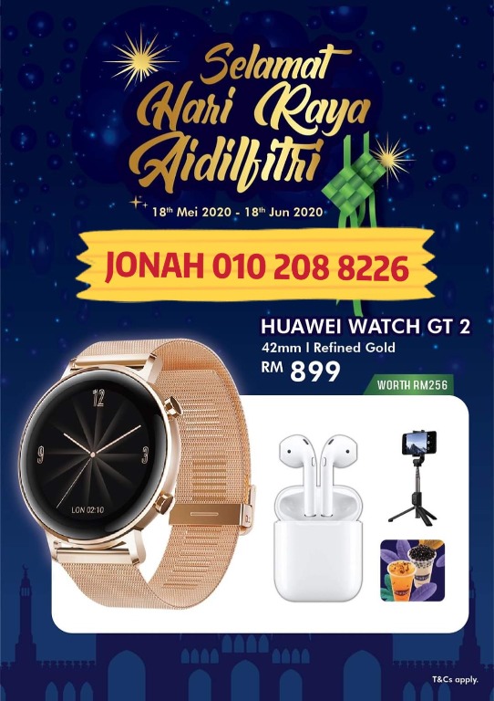 huawei watch with earbuds