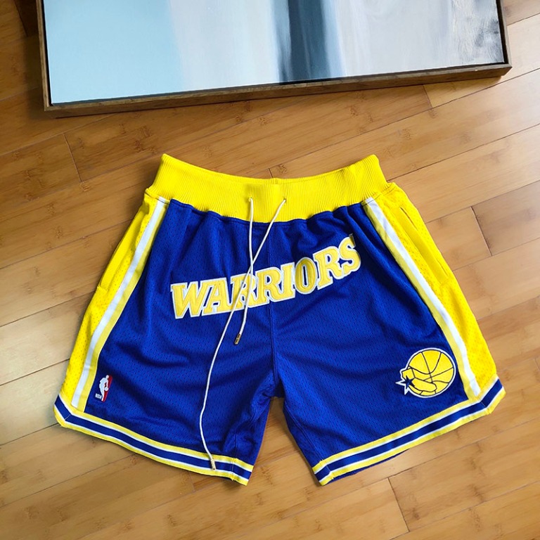 Warriors Basketball Just Don Shorts Yellow/blue All Sizes -  Sweden