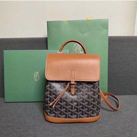 goyard alpin black and tan