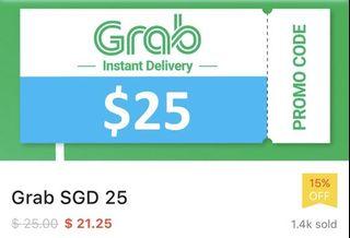 GRAB $25 VOUCHER *not grabfood