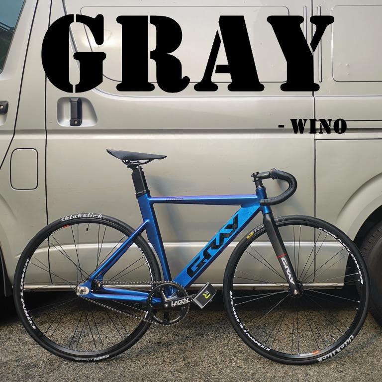 gray bike