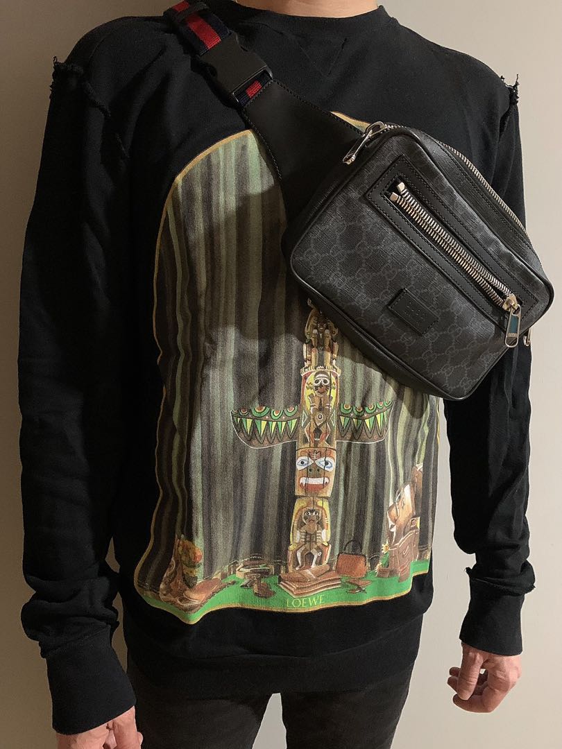 Men gucci belt bag hot sale