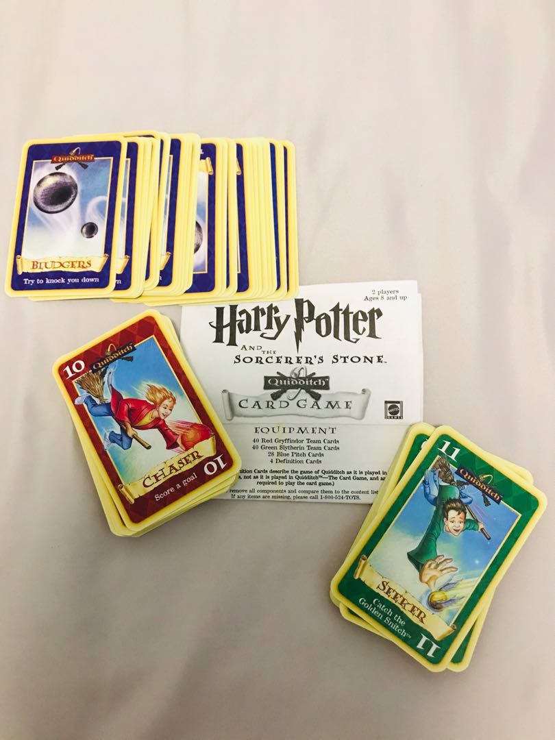 Harry Potter Quidditch Card Game Toys Games Board Games Cards On Carousell