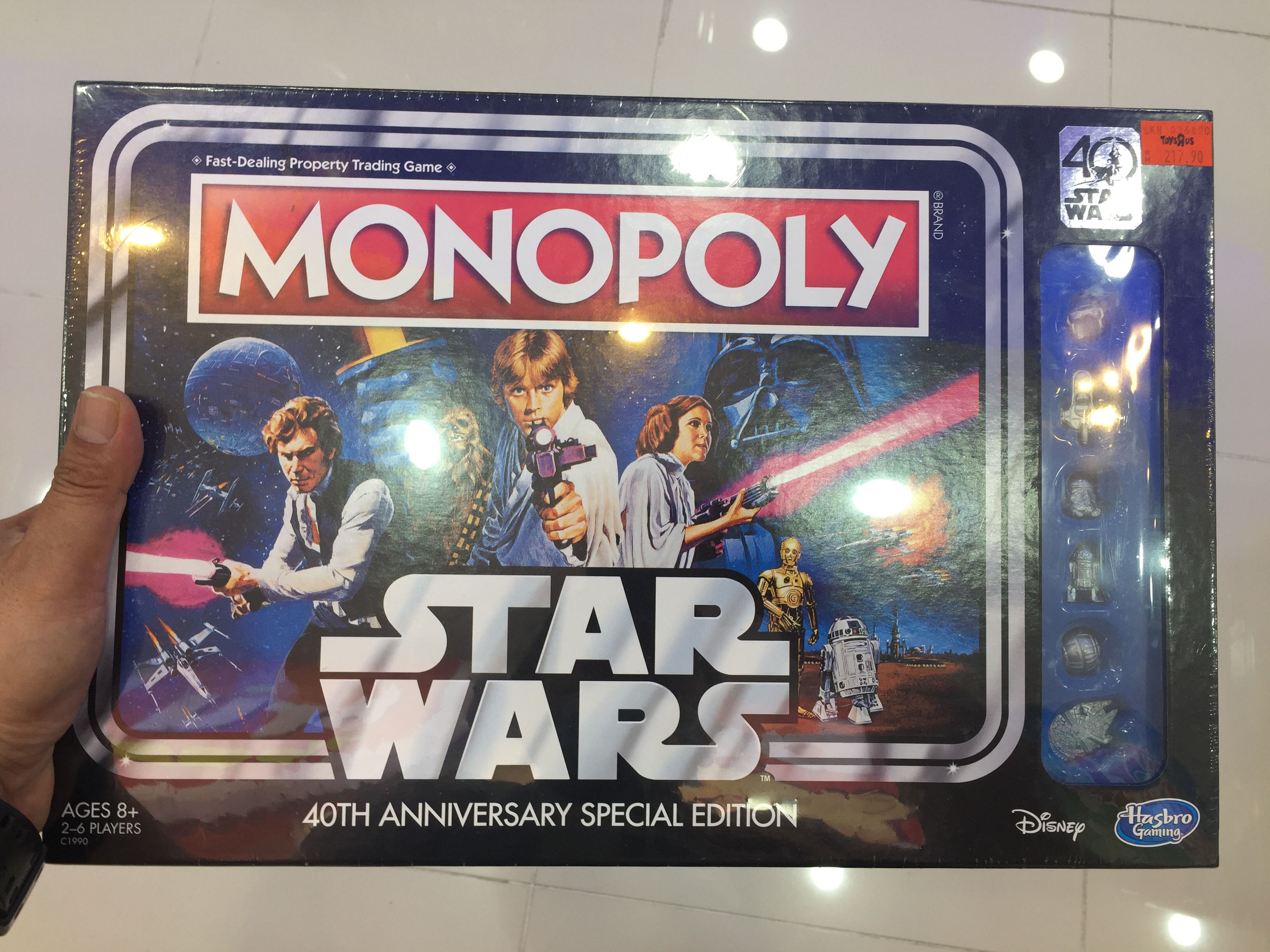 Hasbro Star Wars Monopoly 40th Anniversary Edition Hobbies Toys