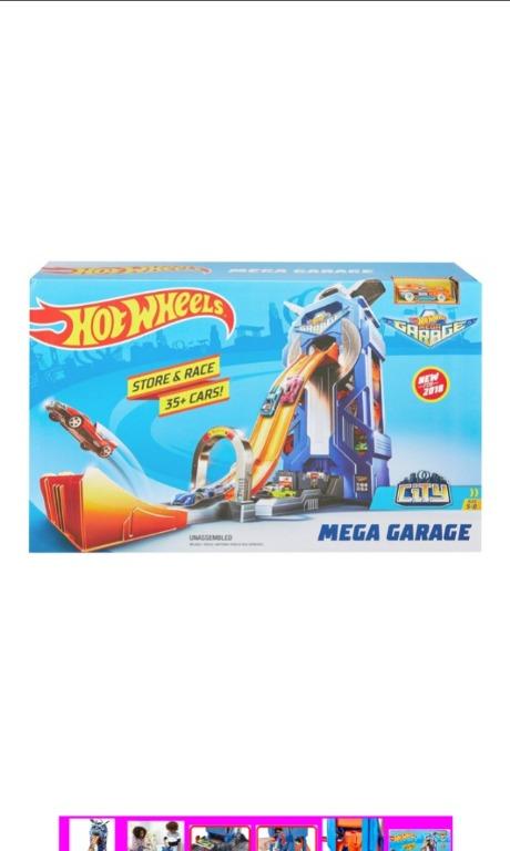 HOT Mattel FTB68 Hot Wheels FTB68 City Mega Garage Connectable