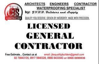 House Contractor, Design, Build, Interior Fit-out, etc