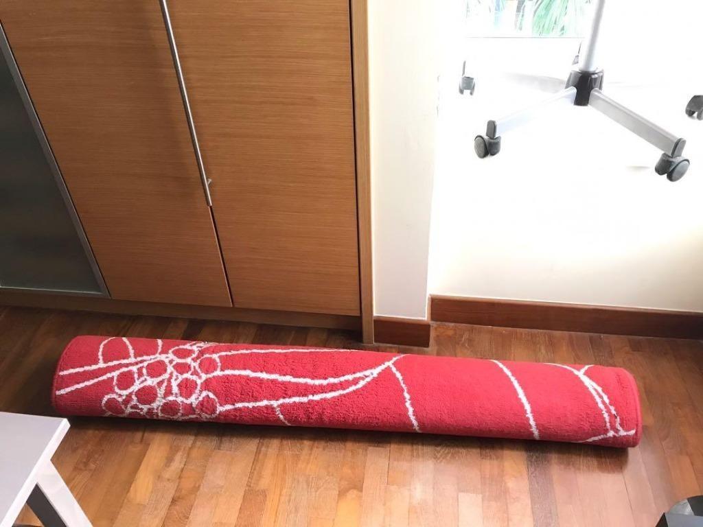 IKEA rug & swivel chair, Furniture & Home Living, Furniture, Chairs on