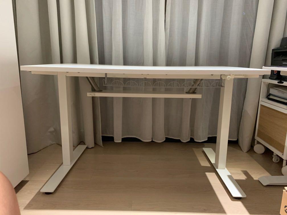 Ikea Sit Stand Skarsta (manual) desk, Furniture & Home Living