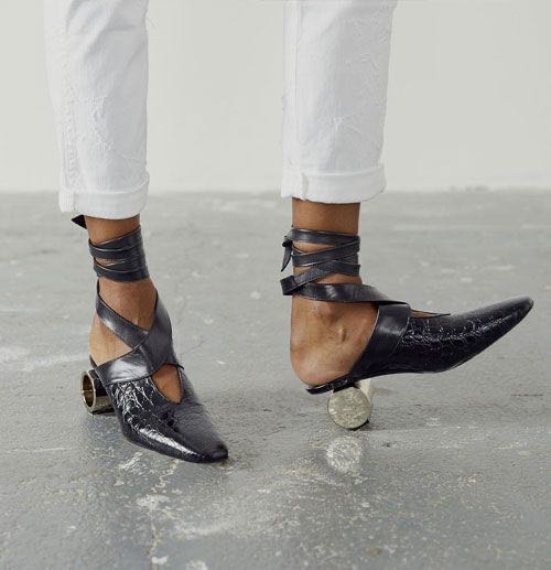Jw anderson cylinder heel sales